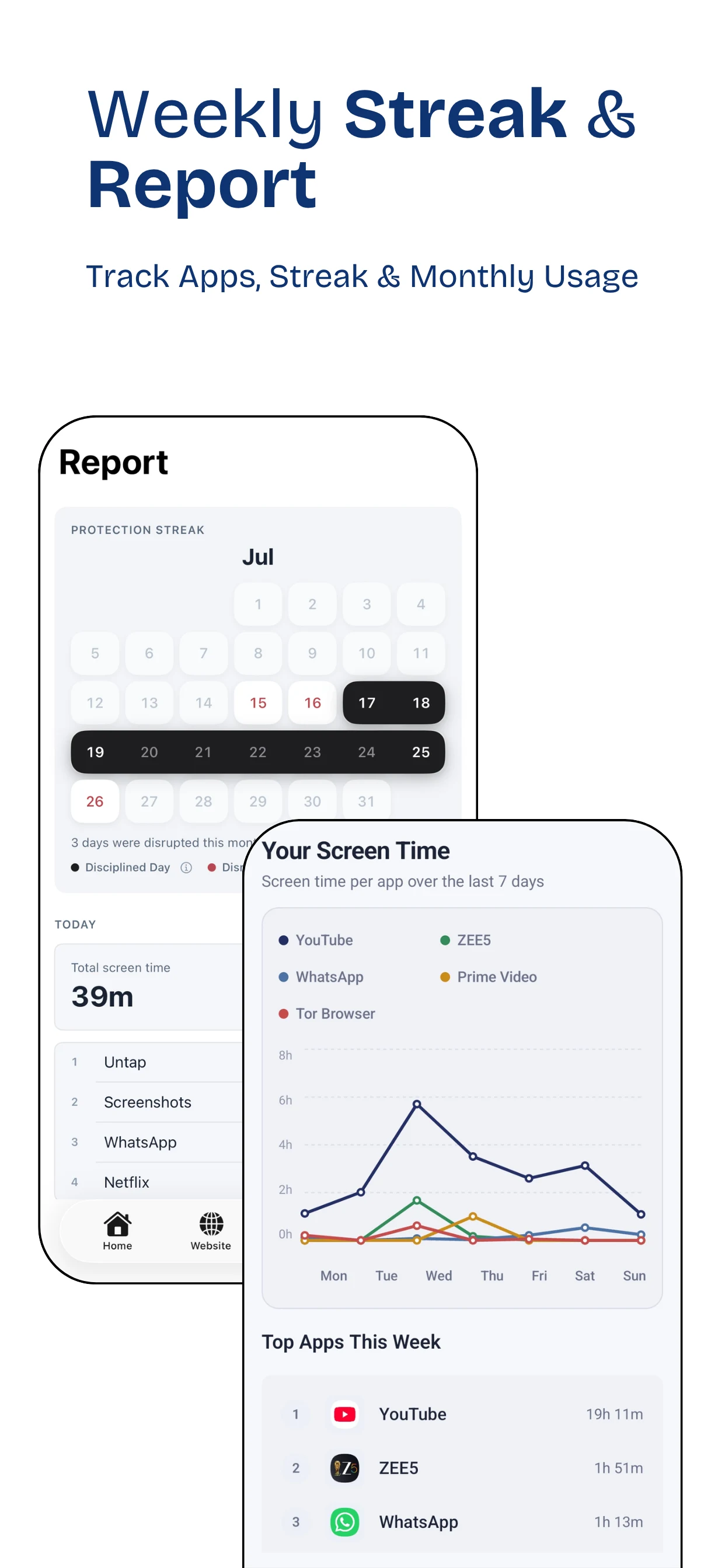 Untap: Limit Screen Time screenshot